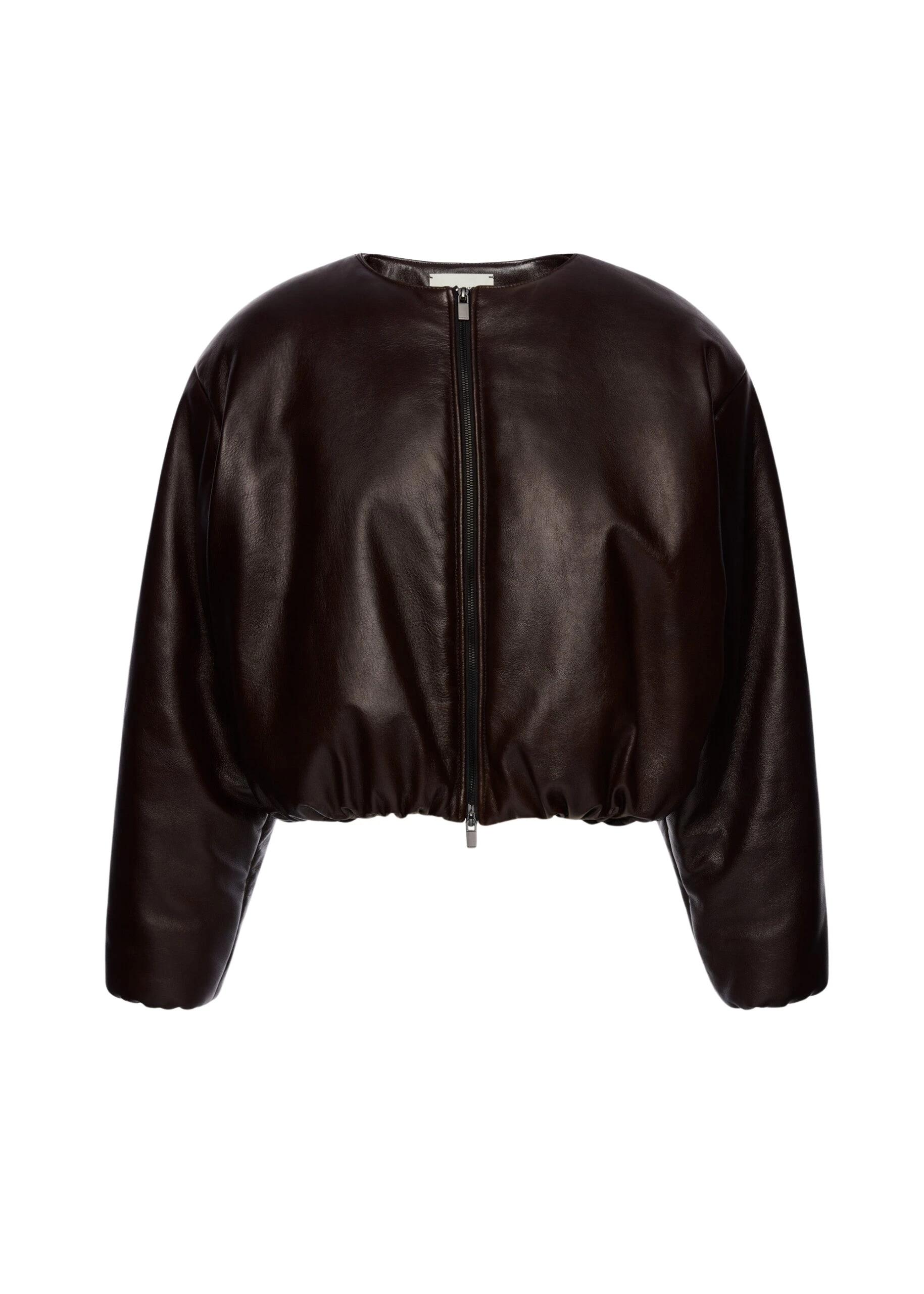 Magda-Butrym-Collarless-leather-puffer-jacket-in-burgundy-scaled41029_nobg Magda Butrym Red Jackets luxury Clothing from Luxury Handbags Marketplace