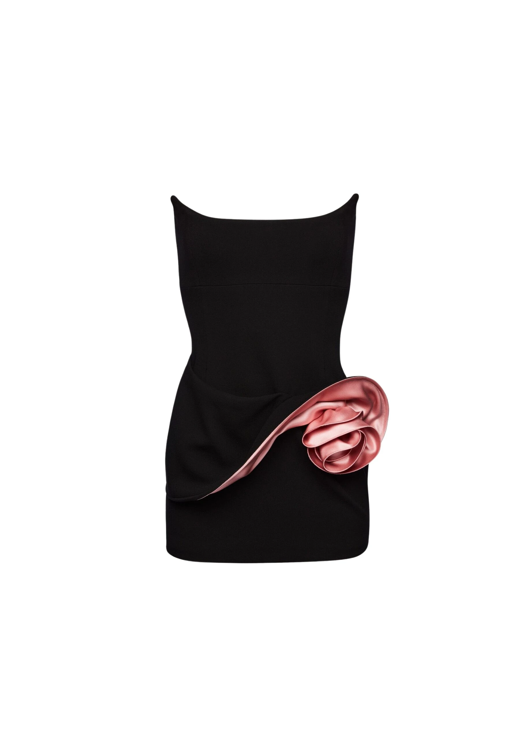 Magda-Butrym-Contrast-floral-applique-bustier-mini-dress-scaled67865_nobg Magda Butrym Black Dresses luxury Clothing from Luxury Handbags Marketplace