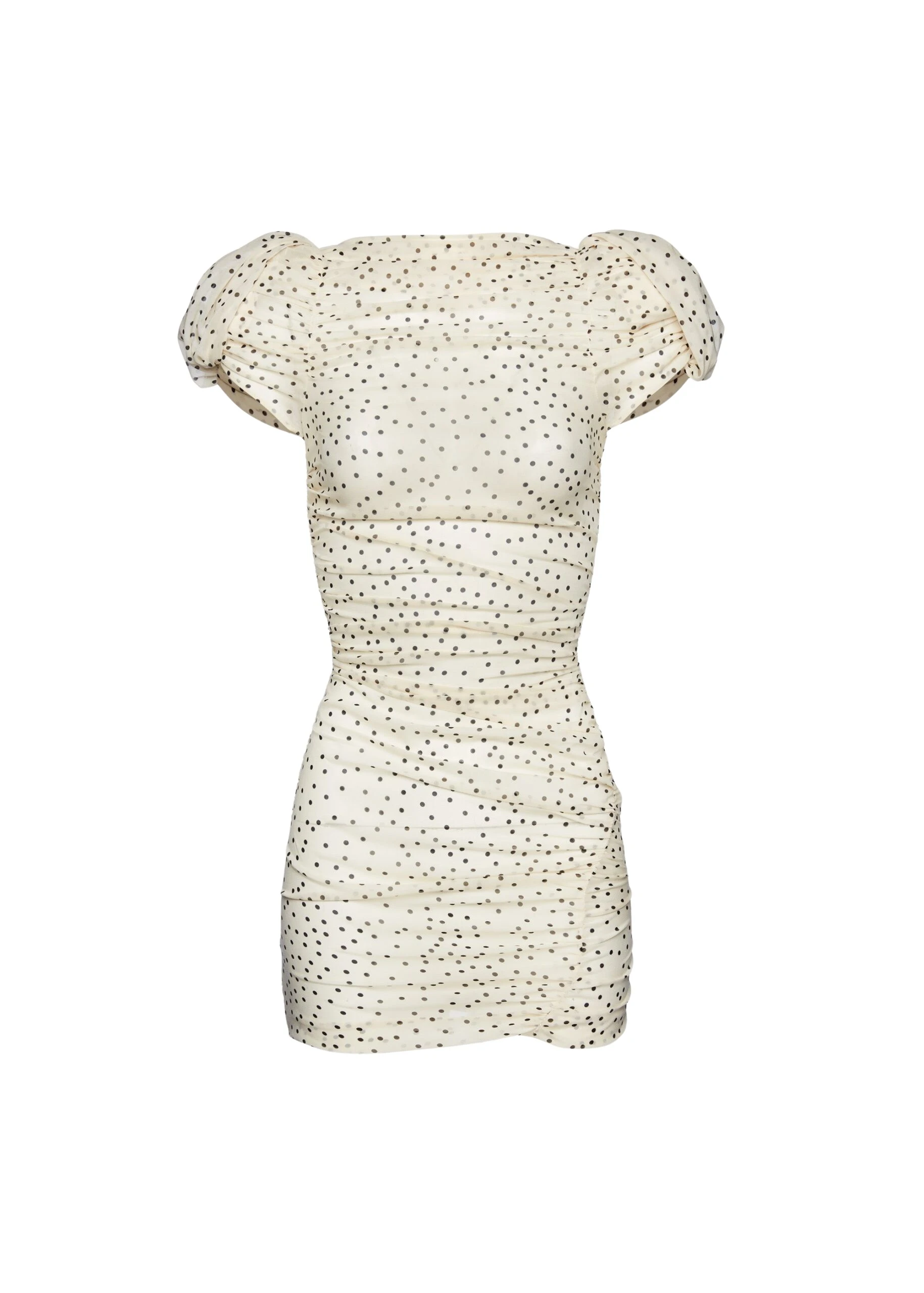 Magda-Butrym-Puff-sleeve-mini-dress-in-cream-dots-scaled48552_nobg Magda Butrym Ivory Dresses luxury Clothing from Luxury Handbags Marketplace