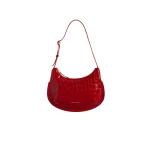 Manu Atelier Ilda Red Croc luxury Bags from  Luxury Handbags Marketplace