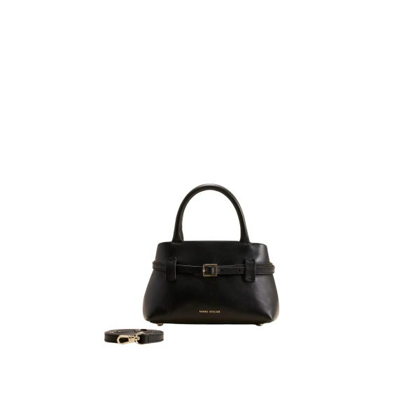 Manu Atelier Le Cambon 20 Black Soft luxury Bags from  Luxury Handbags Marketplace
