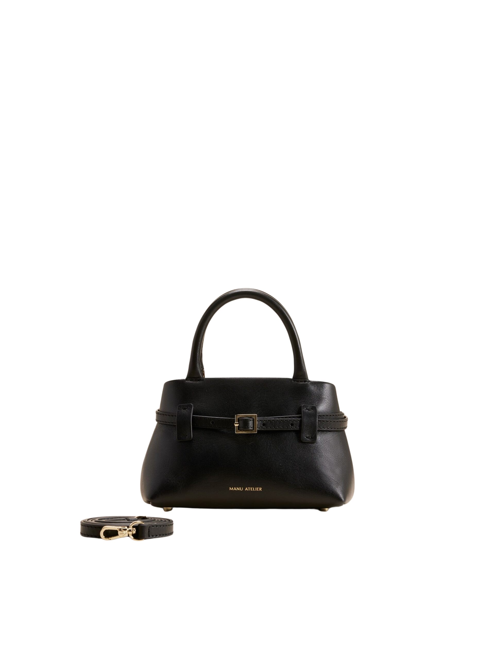 Manu Atelier Le Cambon 20 Black Soft luxury Bags from  Luxury Handbags Marketplace