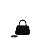 Manu Atelier Le Cambon 20 Black Suede luxury Bags from  Luxury Handbags Marketplace