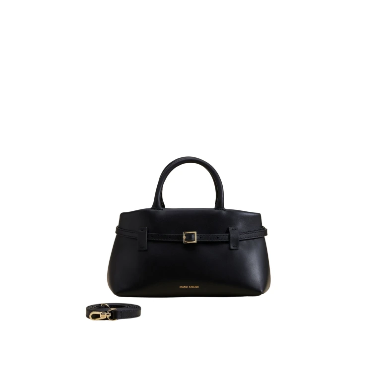 Manu Atelier Le Cambon 25 Black Soft luxury Bags from  Luxury Handbags Marketplace
