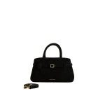 Manu Atelier Le Cambon 25 Black Suede luxury Bags from  Luxury Handbags Marketplace