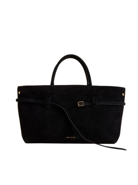 Manu Atelier Le Cambon 35 Black Suede luxury Bags from  Luxury Handbags Marketplace