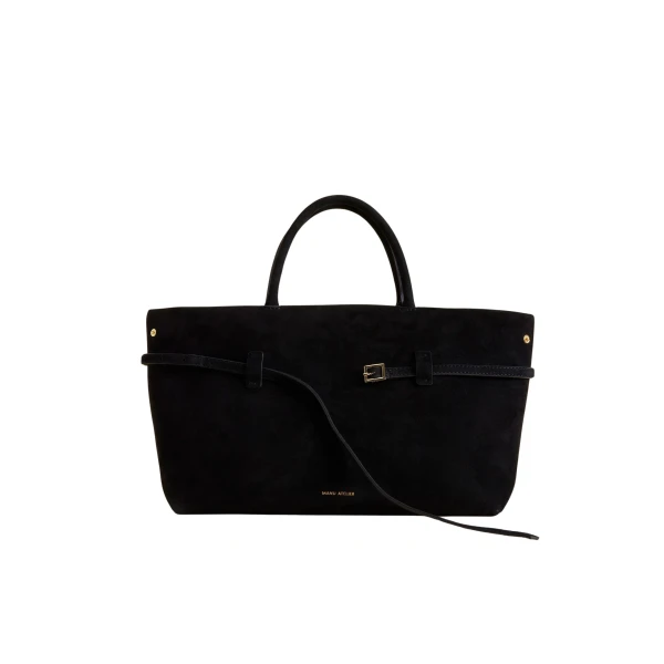 Manu Atelier Le Cambon 35 Black Suede luxury Bags from  Luxury Handbags Marketplace