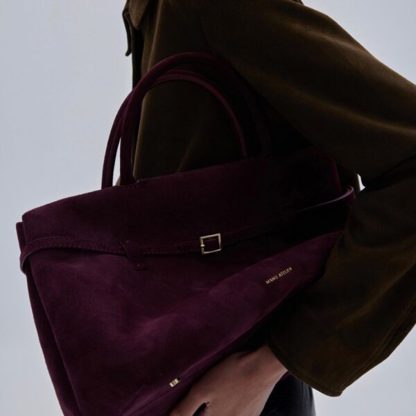 Manu Atelier Le Cambon 35 Merlot Suede, view 2