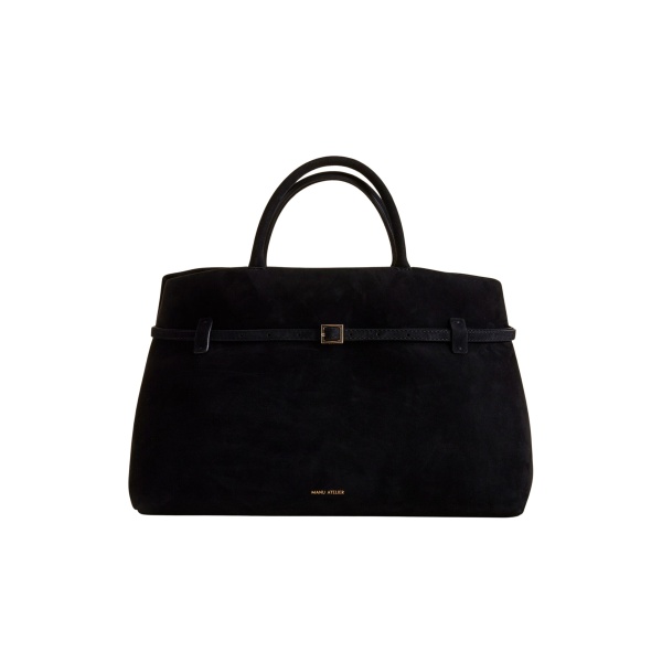 Manu Atelier Le Cambon 40 Black Suede luxury Bags from  Luxury Handbags Marketplace