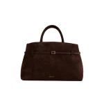 Manu Atelier Le Cambon 40 Deep Brown Suede luxury Bags from  Luxury Handbags Marketplace