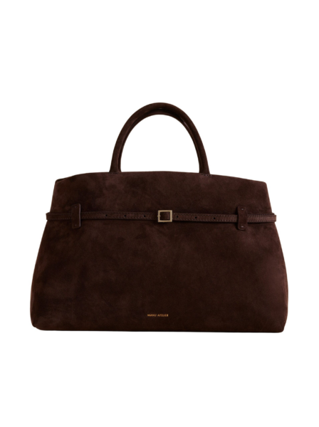 Manu Atelier Le Cambon 40 Deep Brown Suede luxury Bags from  Luxury Handbags Marketplace