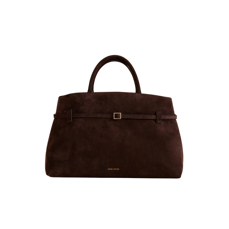 Manu Atelier Le Cambon 40 Deep Brown Suede luxury Bags from  Luxury Handbags Marketplace