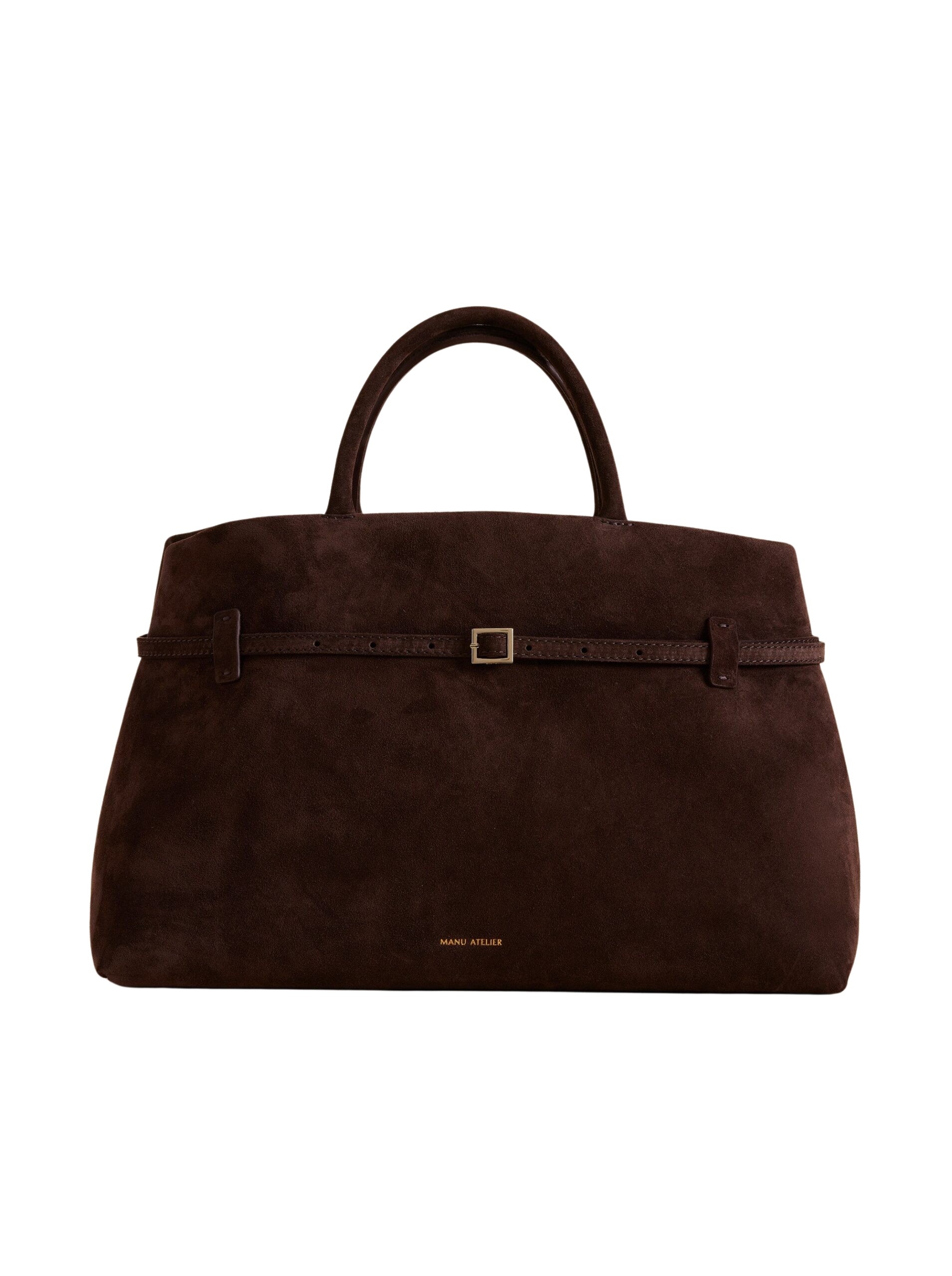 Manu Atelier Le Cambon 40 Deep Brown Suede luxury Bags from  Luxury Handbags Marketplace