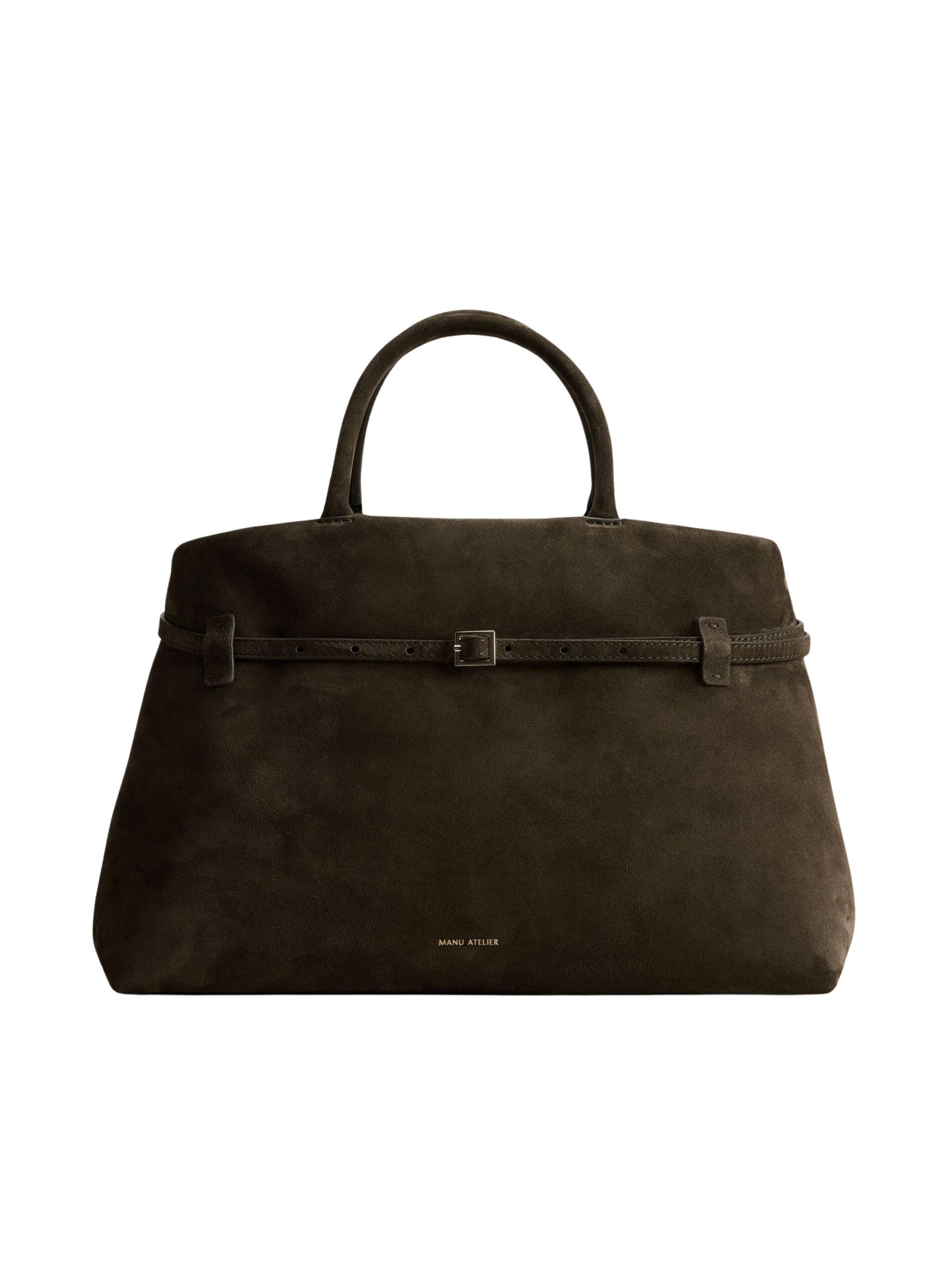 Manu Atelier Le Cambon 40 Tobacco Green Suede luxury Bags from  Luxury Handbags Marketplace
