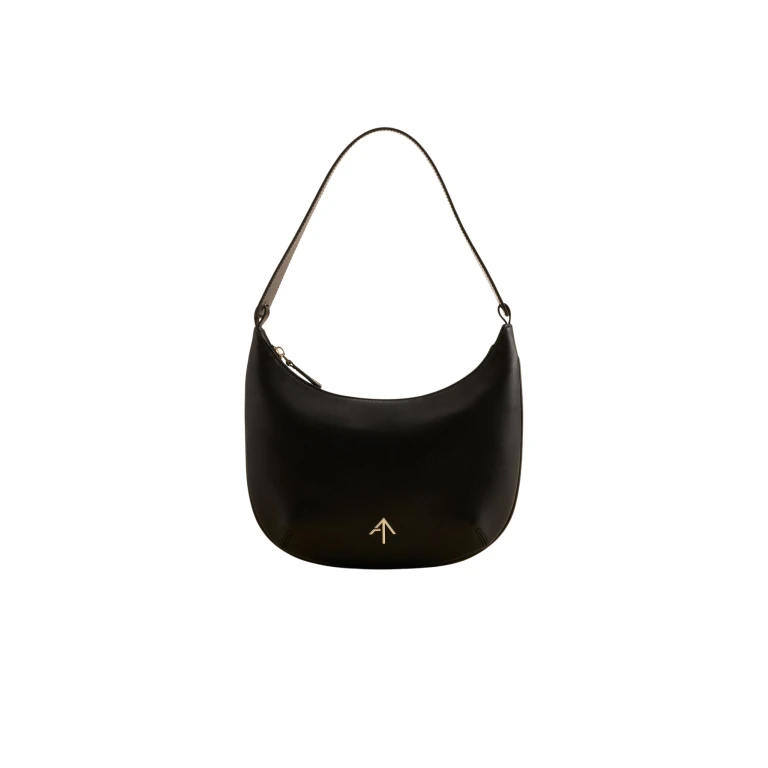 Manu Atelier Manu Mini Hobo Black Soft luxury Bags from  Luxury Handbags Marketplace