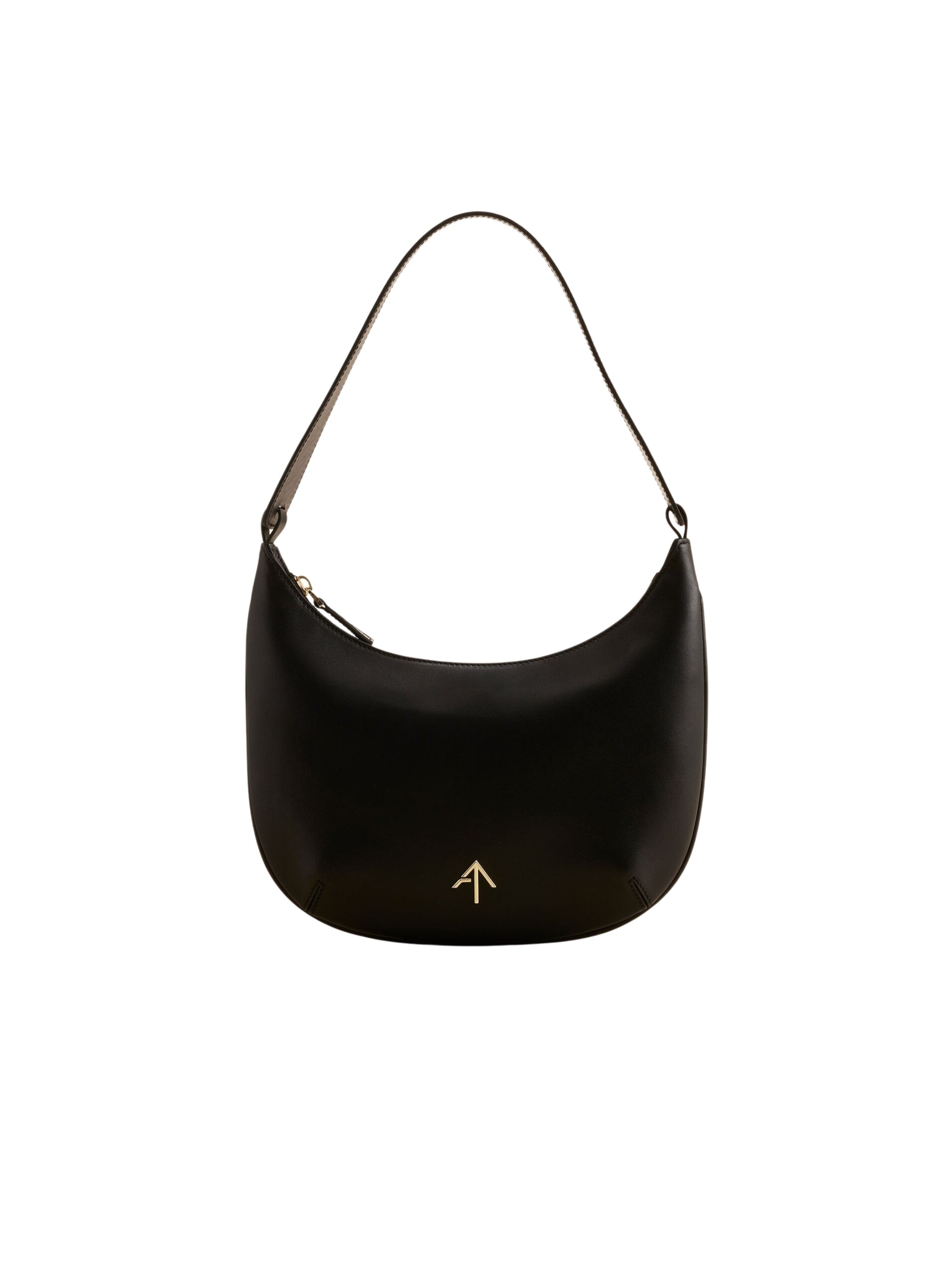 Manu Atelier Manu Mini Hobo Black Soft luxury Bags from  Luxury Handbags Marketplace