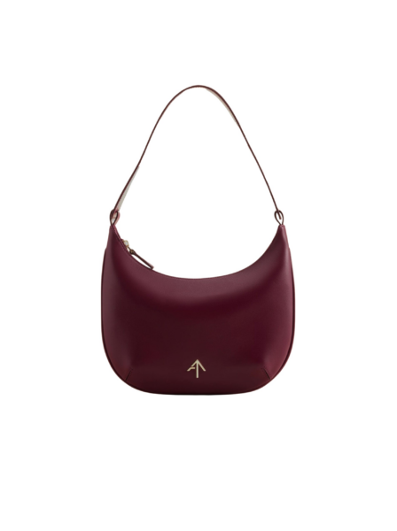 Manu Atelier Manu Mini Hobo Burgundy Soft luxury Bags from  Luxury Handbags Marketplace