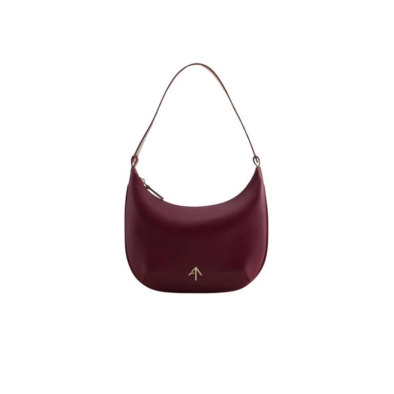 Manu Atelier Manu Mini Hobo Burgundy Soft luxury Bags from  Luxury Handbags Marketplace