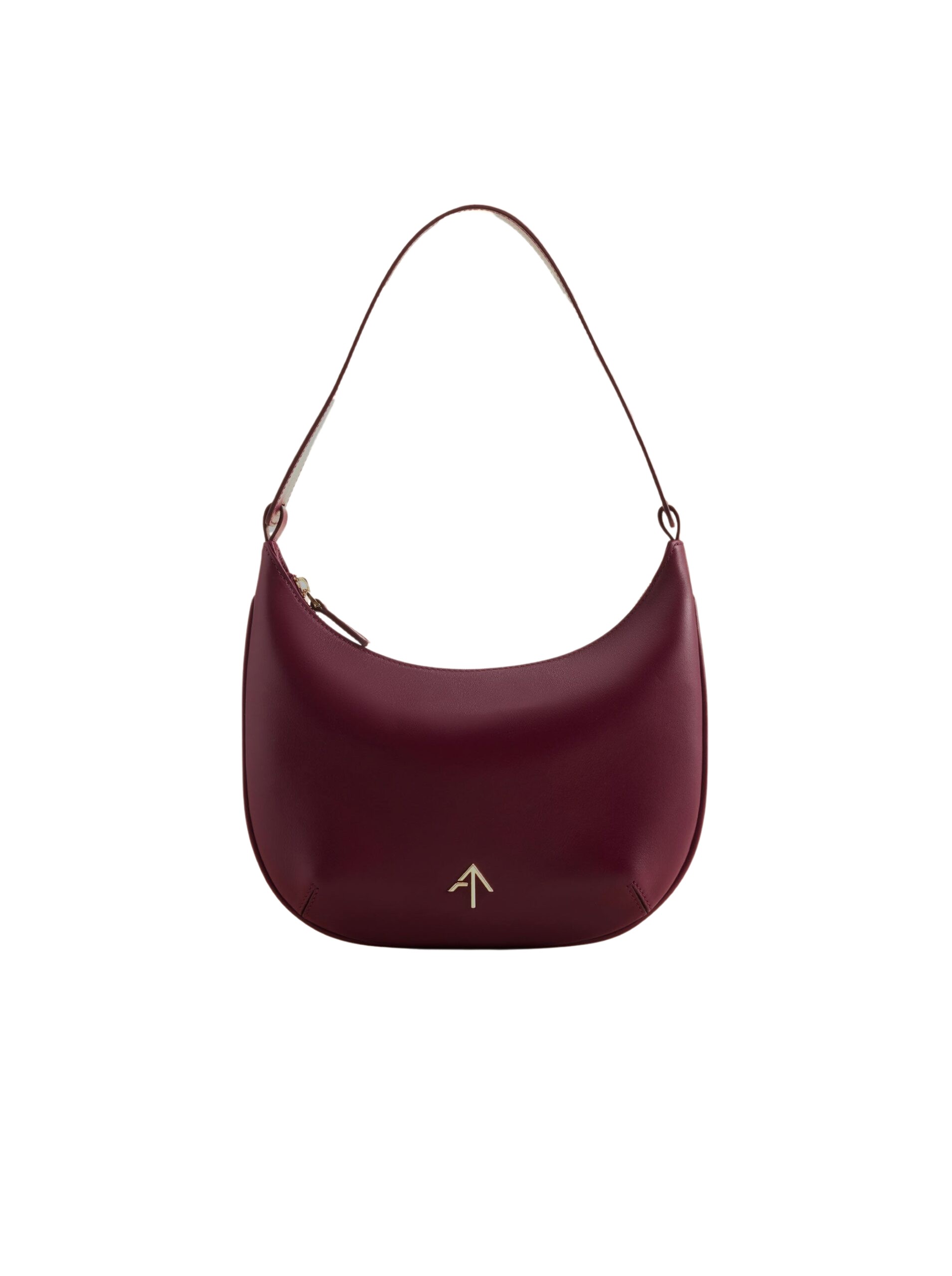 Manu Atelier Manu Mini Hobo Burgundy Soft luxury Bags from  Luxury Handbags Marketplace
