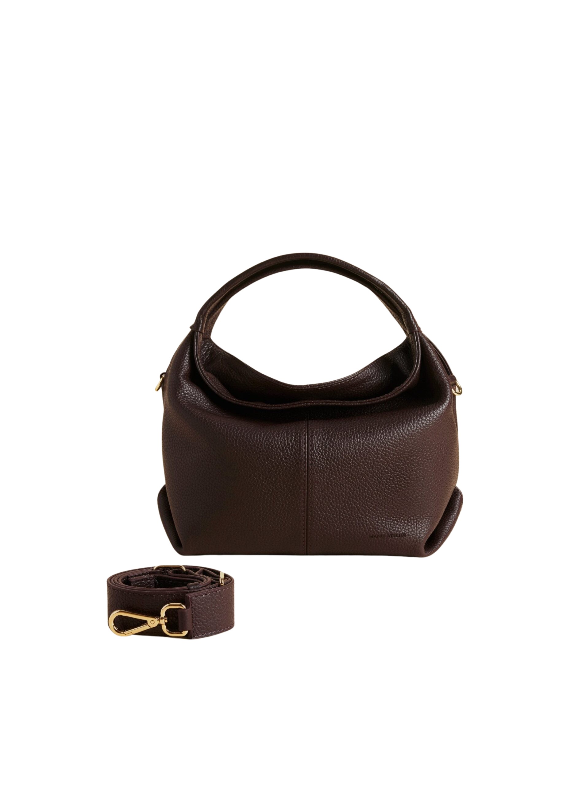 Manu Atelier Mini Gala Deep Brown luxury Bags from  Luxury Handbags Marketplace