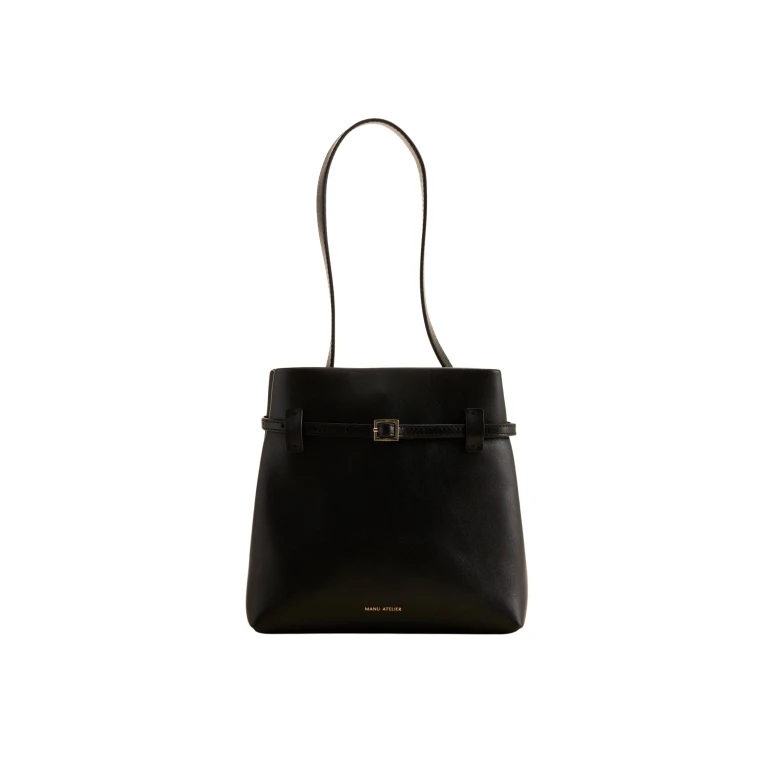 Manu Atelier Mini Tote du Jour Black Soft luxury Bags from  Luxury Handbags Marketplace