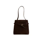 Manu Atelier Mini Tote du Jour Deep Brown Suede luxury Bags from  Luxury Handbags Marketplace