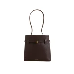 Manu Atelier Mini Tote du Jour Deep Brown luxury Bags from  Luxury Handbags Marketplace