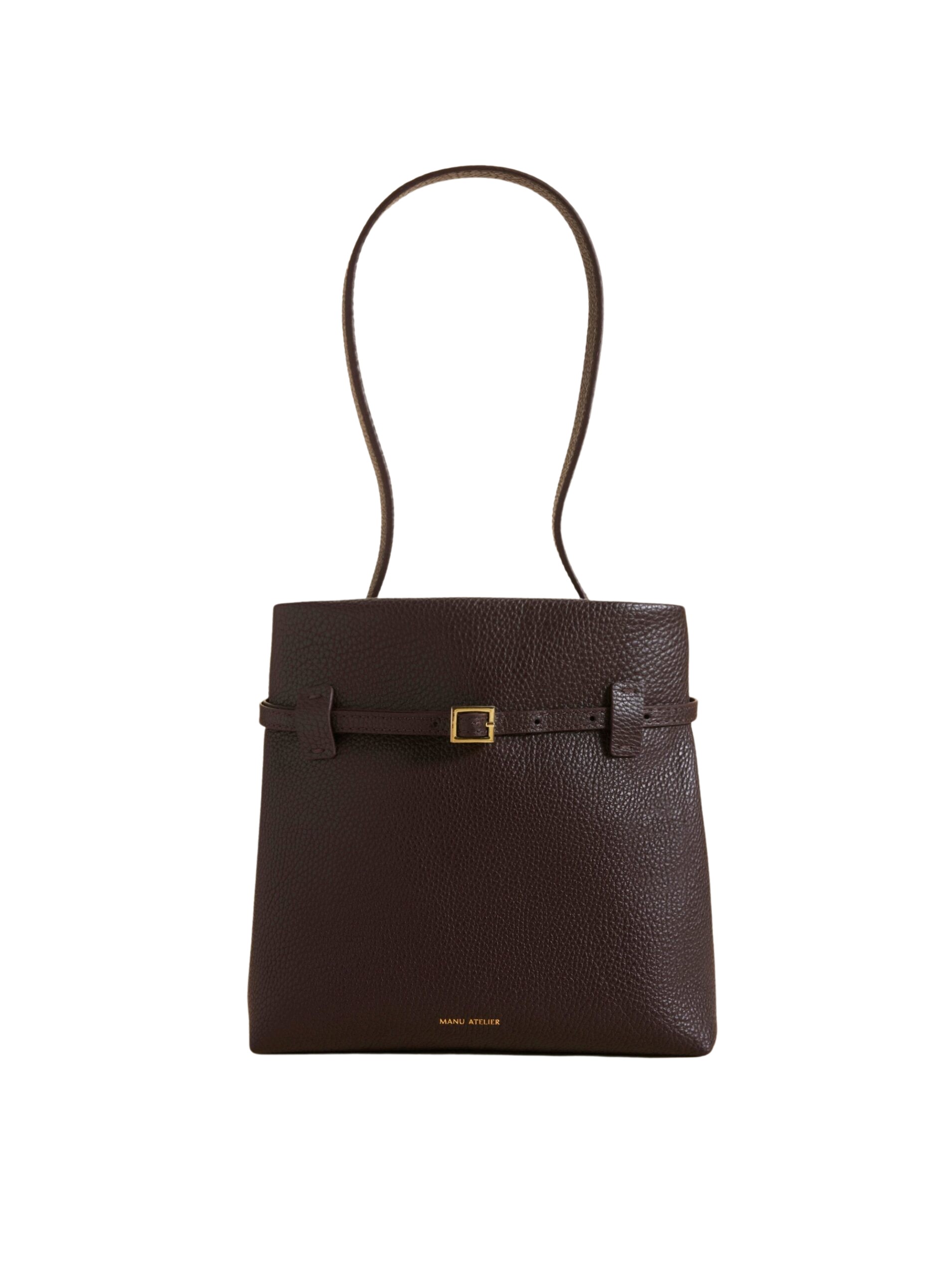 Manu Atelier Mini Tote du Jour Deep Brown luxury Bags from  Luxury Handbags Marketplace