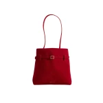 Manu Atelier Mini Tote du Jour Red Suede luxury Bags from  Luxury Handbags Marketplace