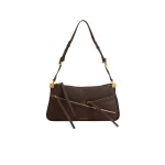 Manu Atelier Three Zipped Baguette Deep Brown luxury Bags from  Luxury Handbags Marketplace