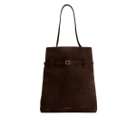 Manu Atelier Tote du Jour Deep Brown Suede luxury Bags from  Luxury Handbags Marketplace
