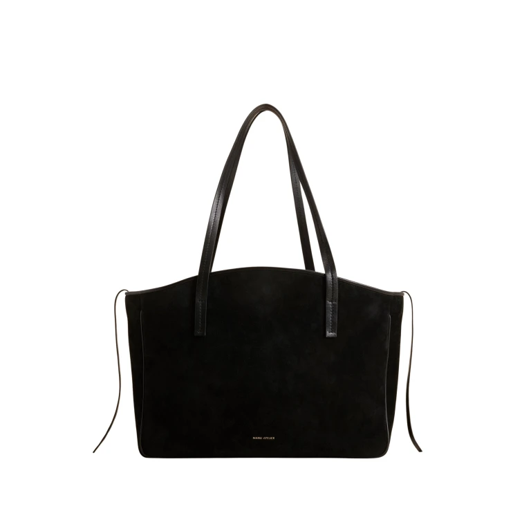 Manu Atelier XL du Jour Black Suede & Black Soft luxury Bags from  Luxury Handbags Marketplace