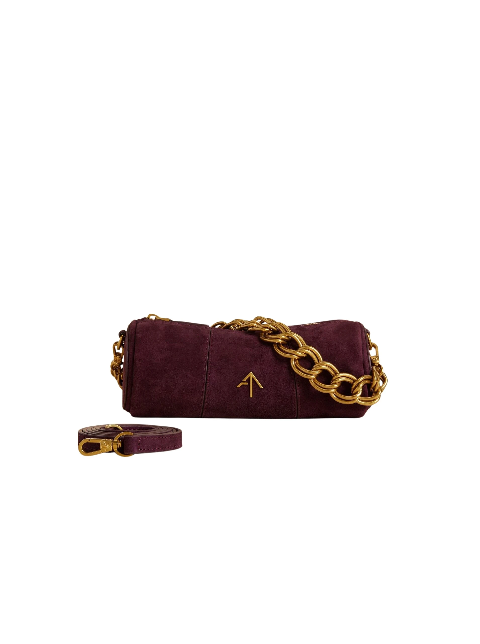 Manu-Atelier-XX-Mini-Cylinder-Merlot-Suede-scaled85778_nobg Manu Atelier XX Mini Cylinder Merlot Suede luxury Bags from Luxury Handbags Marketplace