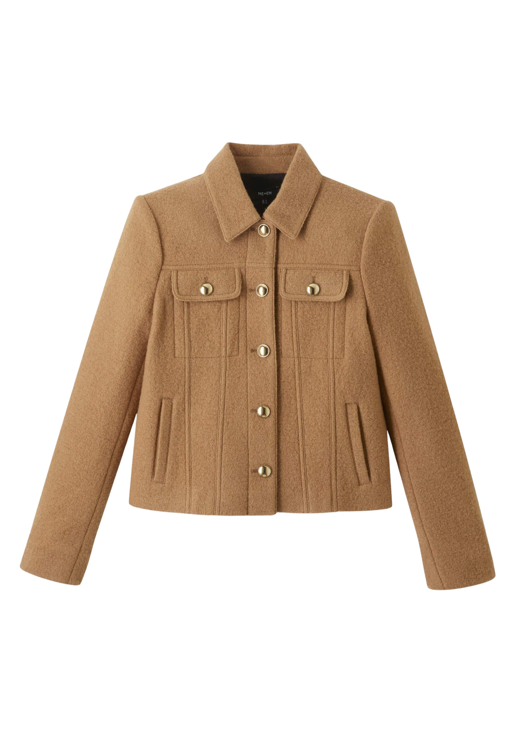 Me and Em Boiled Wool Jacket