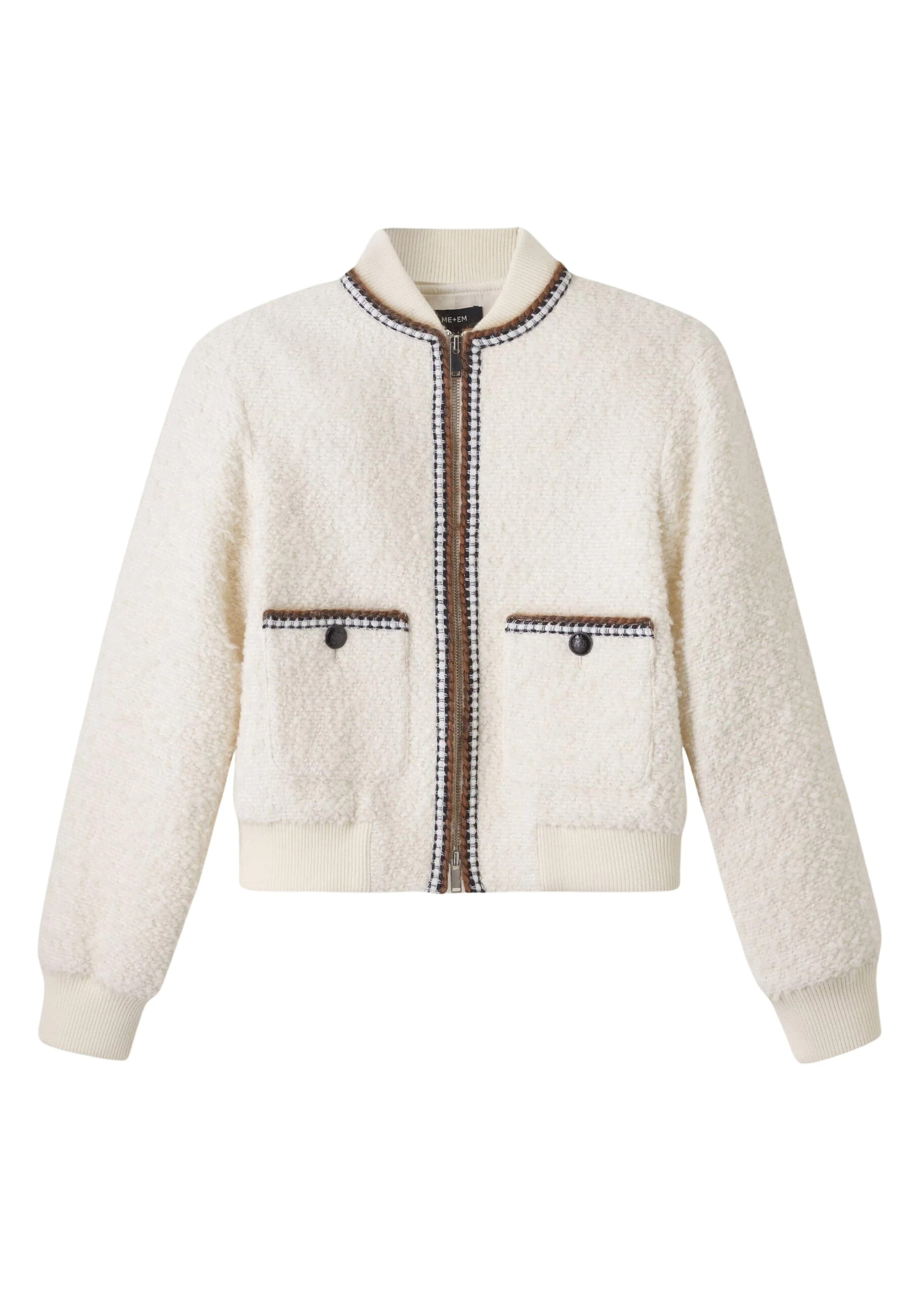 Me-and-Em-Boucle-Bomber-Jacket-scaled72225_nobg Me and Em Jackets luxury Clothing from Luxury Handbags Marketplace