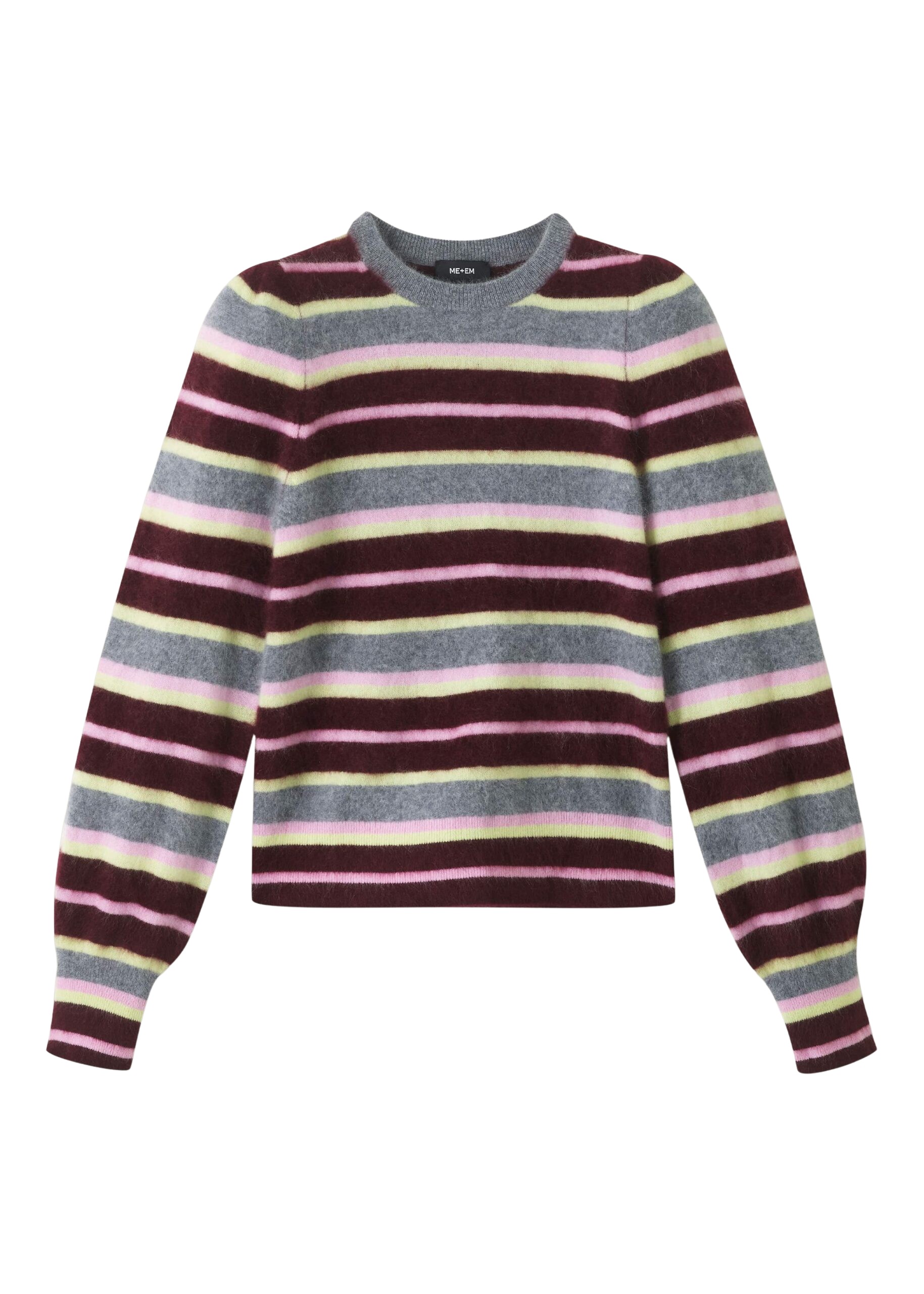 Me and Em Brushed Cashmere Stripe Sweater