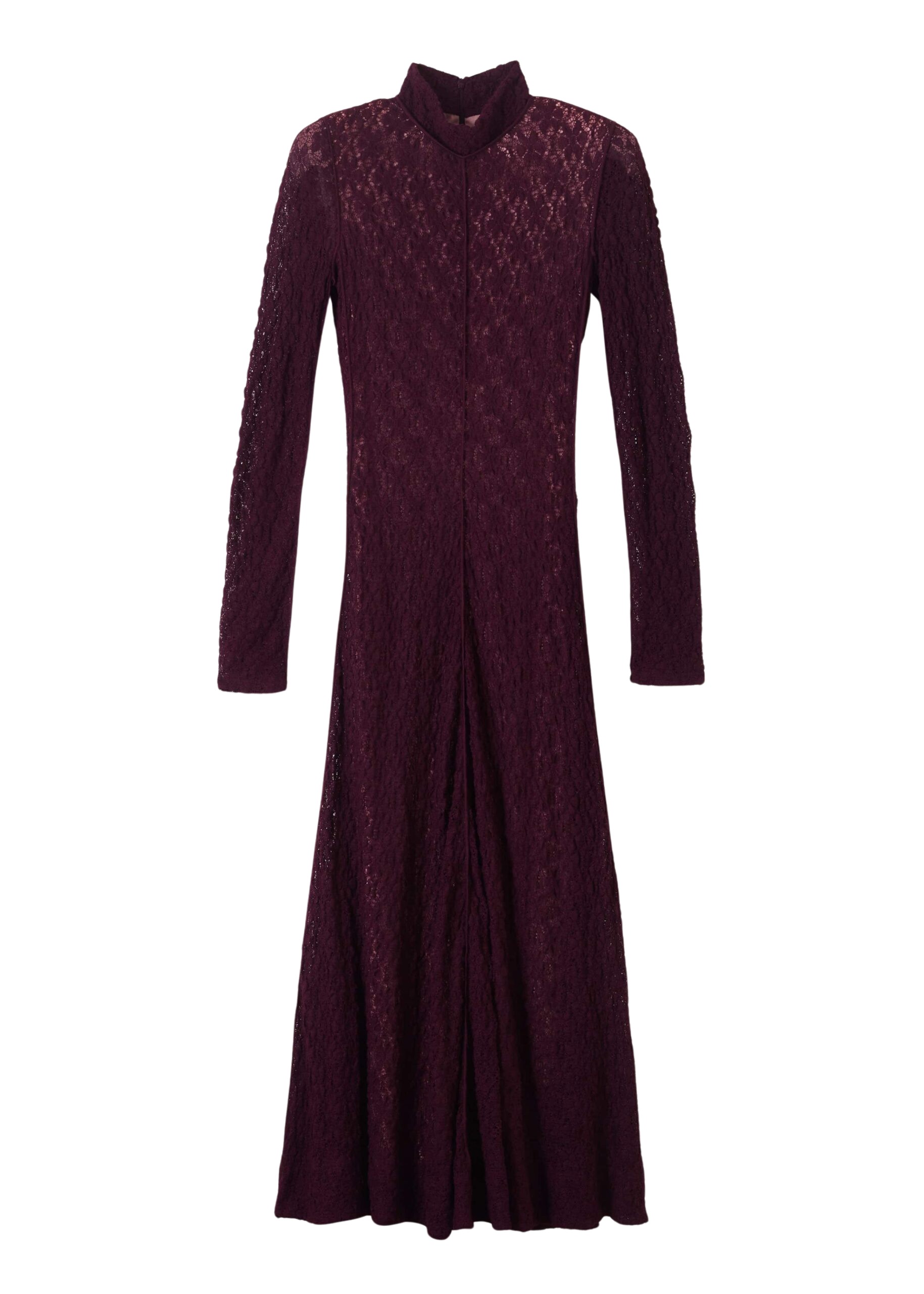 Me and Em Lace Jersey Long Sleeve Maxi Dress