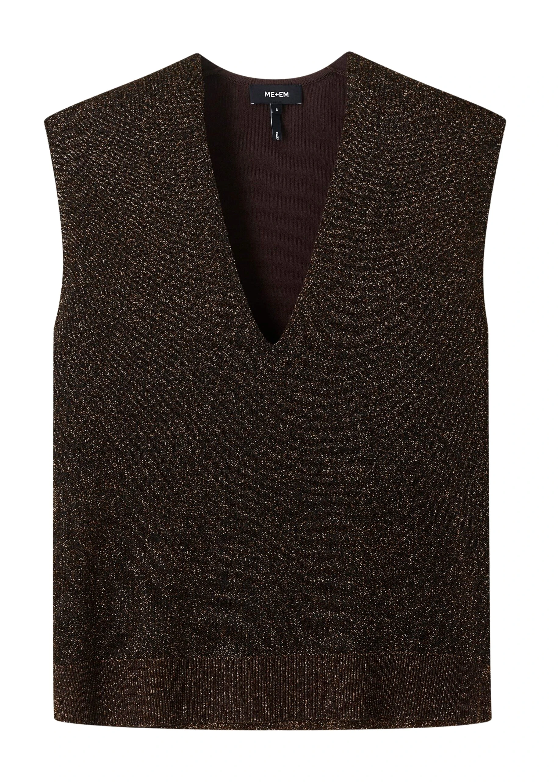 Me-and-Em-Metallic-Knit-V-Neck-Top-scaled92345_nobg Me and Em Knitwear luxury Clothing from Luxury Handbags Marketplace