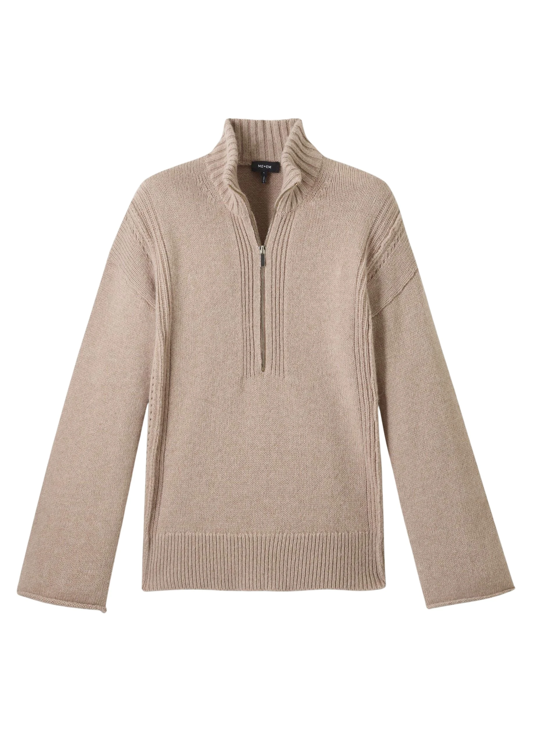 Me-and-Em-Recycled-Wool-Alpaca-Half-Zip-Sweater-scaled12430_nobg Me and Em Knitwear luxury Clothing from Luxury Handbags Marketplace