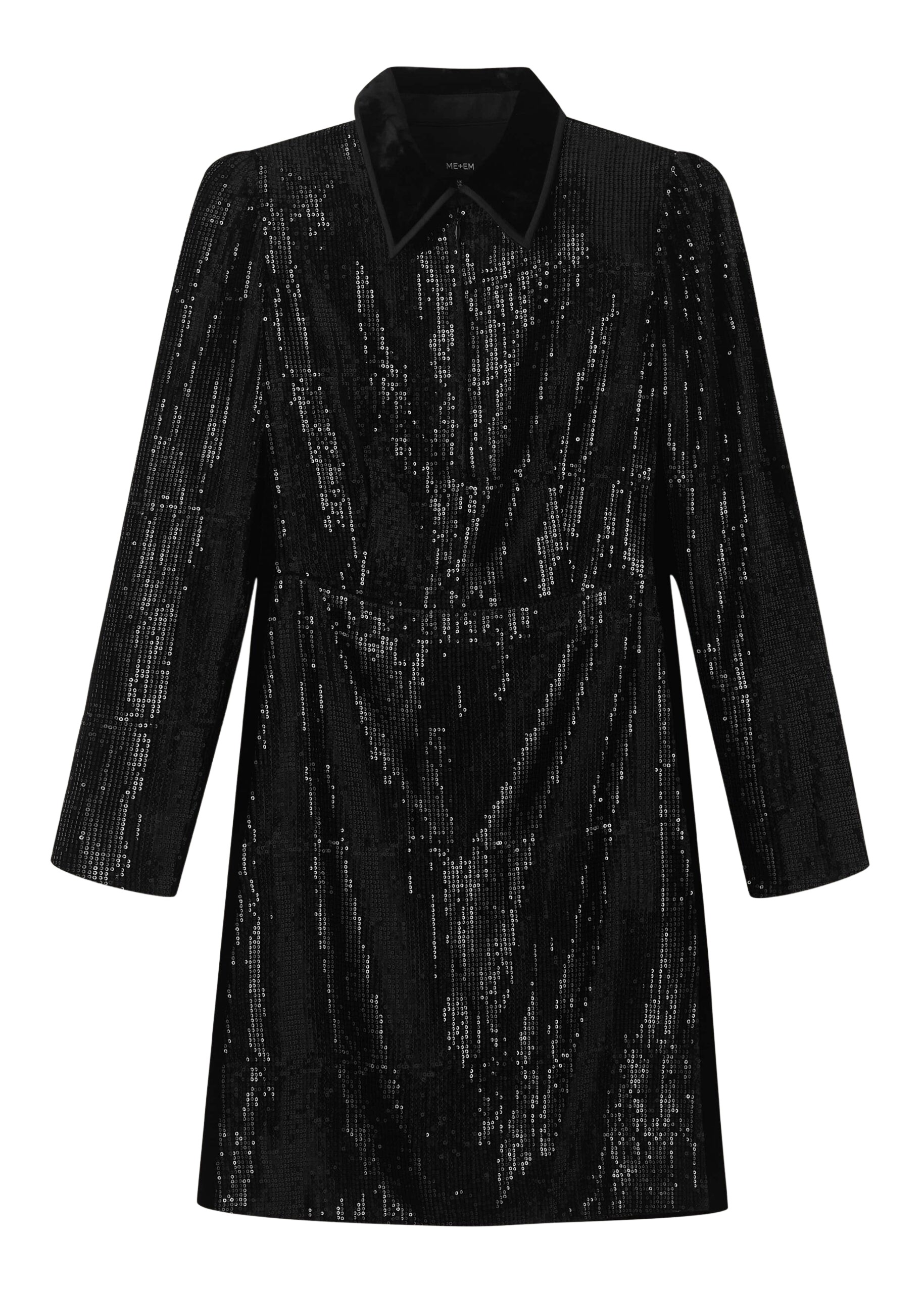 Me and Em Silk-Blend Sequin Mini Dress