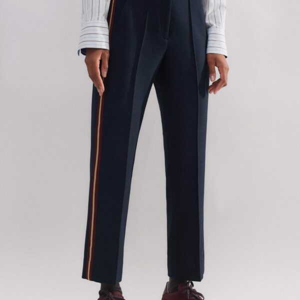 Me and Em Tomboy Side Stripe Slim Crop Pant, view 2