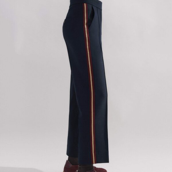 Me and Em Tomboy Side Stripe Slim Crop Pant, view 5