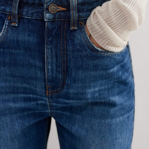 Me and Em Two-Tone Straight Crop Jean, view 5