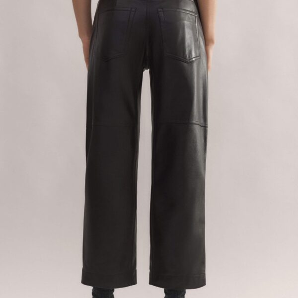 Me and Em Washed Leather Engineered-Leg Pant, view 5