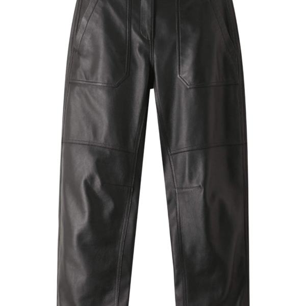 Me and Em Washed Leather Engineered-Leg Pant