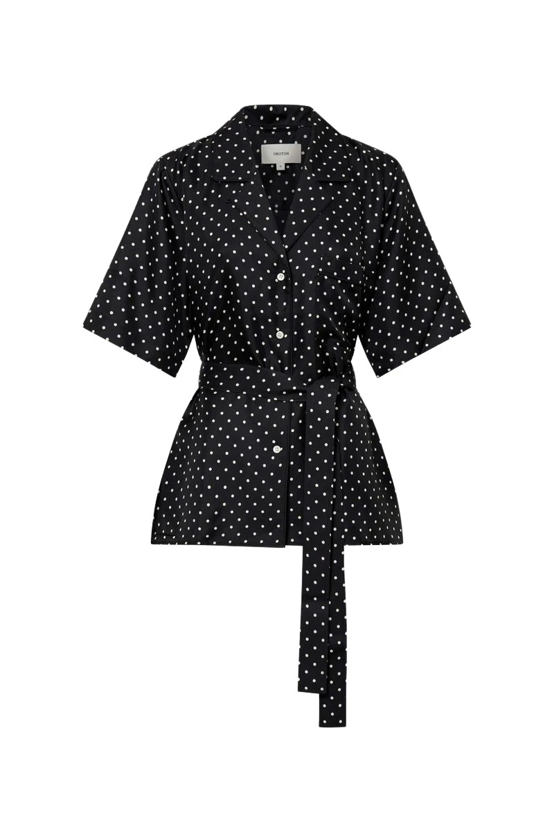 Oroton-Long-Belted-Camp-Shirt78299_nobg Oroton Tops luxury Clothing from Luxury Handbags Marketplace