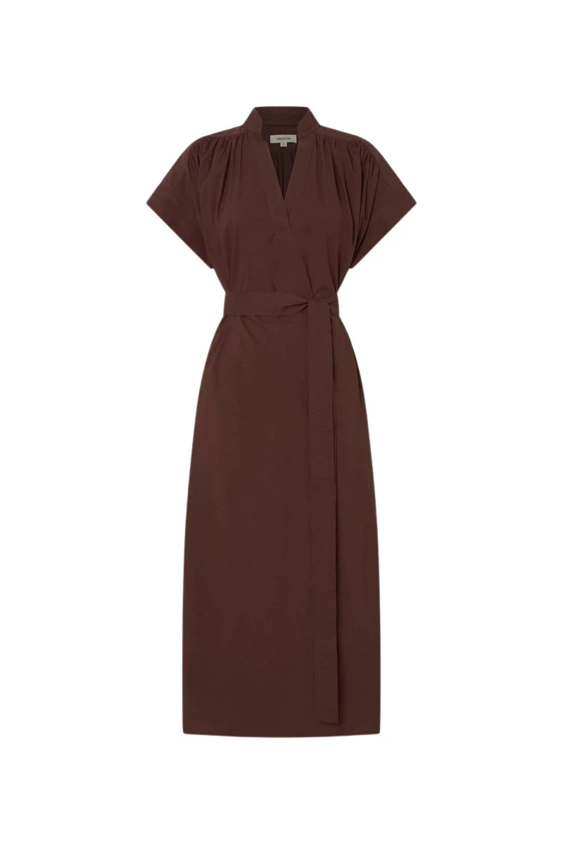 Oroton-Rae-Gathered-Dress15017_nobg Oroton Dresses luxury Clothing from Luxury Handbags Marketplace