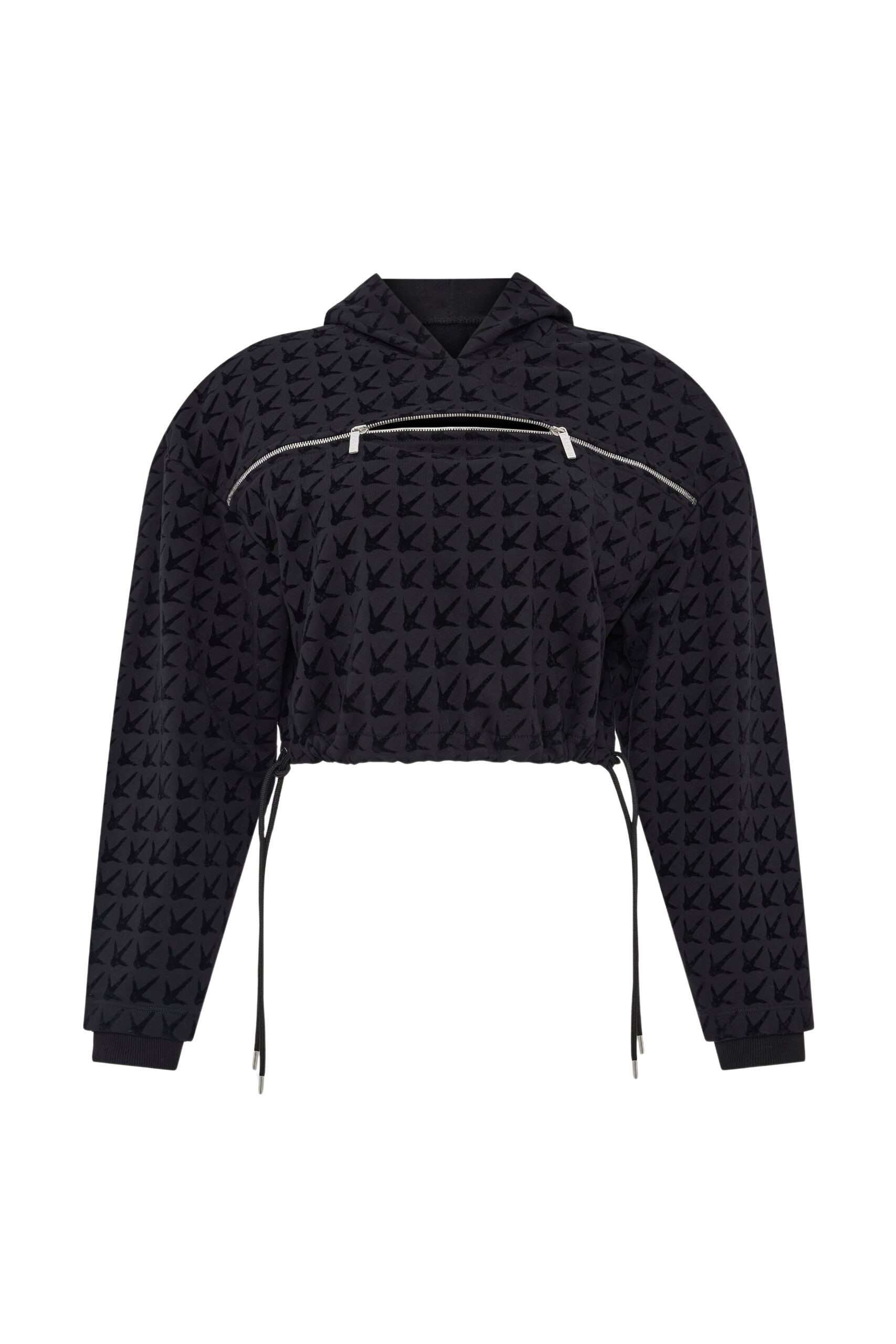 Pritch London Claw Zip It Sweatshirt Black Top