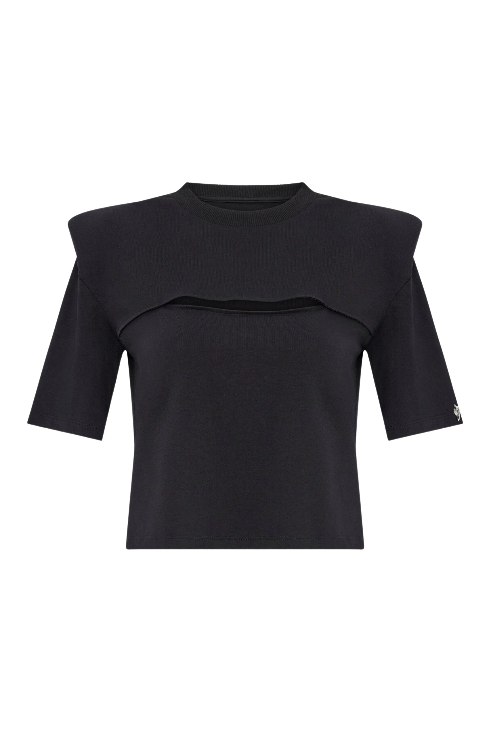 Pritch-London-Power-Shoulder-Cut-Out-T-Shirt-Black-scaled79252_nobg Black Corset Tops luxury Clothing from Luxury Handbags Marketplace