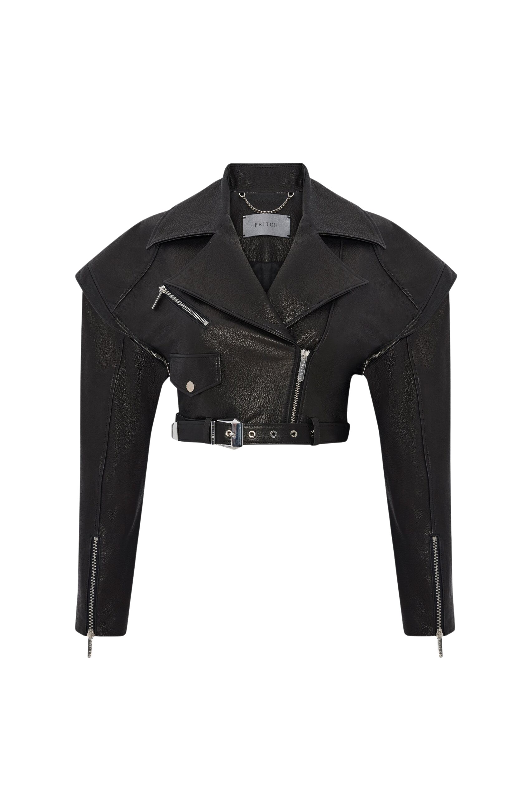 Pritch London Sharp Shoulder Biker Jacket